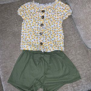 Girl 2pc outfit.